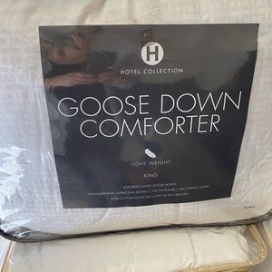- - - Hotel Collection Goose down comforter si…sizes  queen